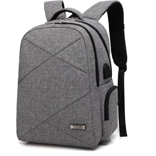 New smart USB charging backpack casual business mens bag waterproof notebook backpack