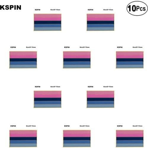 Omnisexual Pride Badge Lapel Pin Flag badge Brooch Pins Badges 10Pcs a Lot
