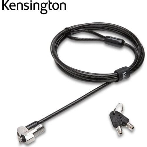 Kensington Original NanoSaver Keyed Laptop Lock with 1.8m Carbon Steel Cable Anti-theft Security Lock with Retail Package K64444