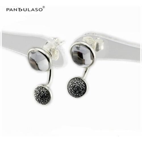 Dazzling Poetic Droplets Earrings 925 Sterling Silver Jewelry For Woman Make up Fashion Female Earrings Party Jewelry Wholesale