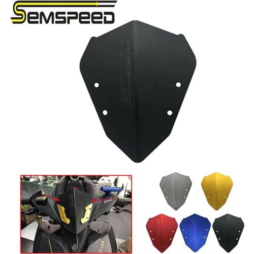SEMSPEED Wind Screen Windshield Deflector Decoration Cover For Yamaha CNC Aerox155 NVX155 150 2015-2020 NVX155 NVX150 Aerox 155
