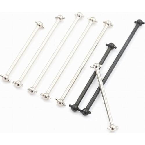 2pcs 61/63/70/77/84/87/89.5/101MM Steel Metal Dogbone Drive Shaft For RC 1/10 Electric Himoto Katana Truggy Upgrade Parts