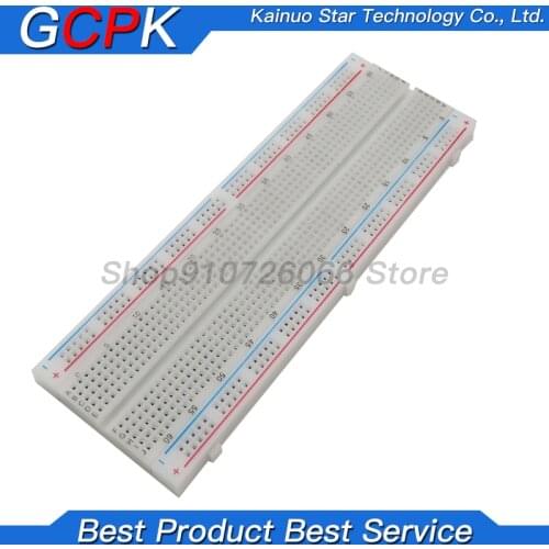 1pcs Breadboard 830 Point Solderless PCB Bread Board MB-102 MB102 Test Develop DIY