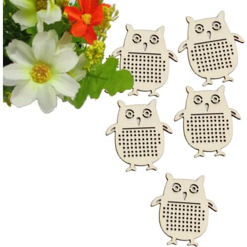10pcs/set wholesale high quality lucky owl die cutting wood Angle Wedding decoration 53mm*50mm 1186
