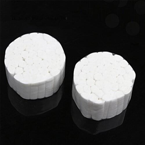 100pcs Disposable Dental Surgical Cotton Rolls Tooth Gem High-purity Cotton Roll Dentist material Teeth Whitening Product
