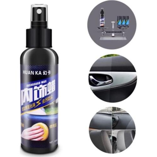 120Ml Car Interior Plastic Cleaning Coat Multifunctional Waxing Tire-wheel dedicated Refurbishing agent cleaner Car Accessories