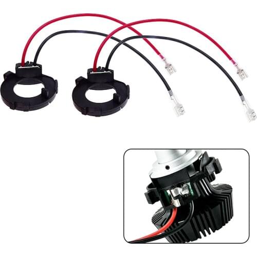 Car Headlight Adapter for VW Golf MK7 MK6 JETTA H7 LED Bulbs Holder Base Clip Retainer Halogen Headlamp Socket Conversion Kit