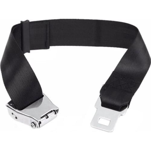 Promotion! 80cm Adjustable Airplane Aeroplane Airline Extension Extender Seat Belt Buckle