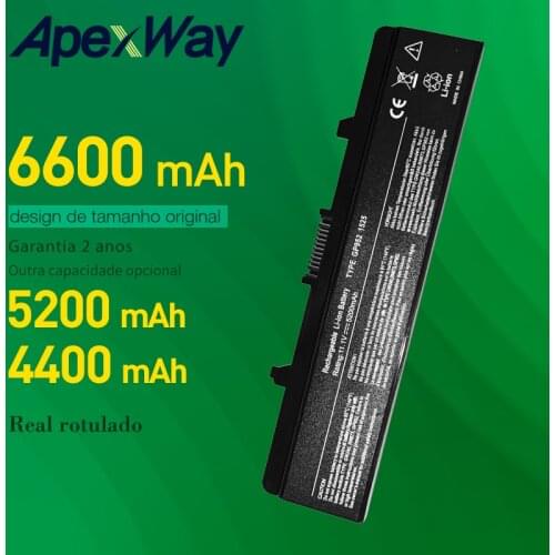 11.1V laptop battery For DELL Inspiron 1525 1526 1545 1546 1440 1750 0CR693 0GW240 0GW241 0GW252 0HP277 0UK716 0WK371 WK371