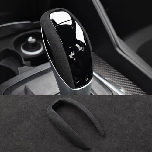 Fluff Styling Gearshift Lever Modification Shell Decorative Cover for Alfa Romeo Giulia Stelvio 16-19 Interior Accessories
