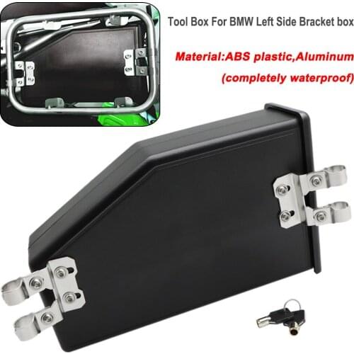 For BMW R1200GS Adv R1200 R 1200 GS Adventure LC 2013-2019 Decorative Plastic Box Toolbox 5 Liters Tool Box Left Side Bracket