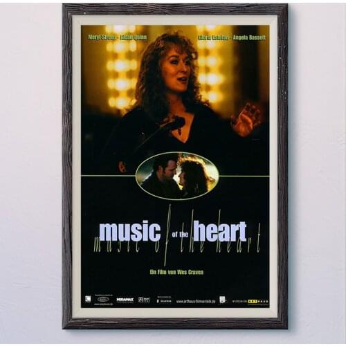 N211 MUSIC OF THE HEART (2) Vintage Classic Movie Wall Silk Cloth HD Poster Art Home Decoration Gift