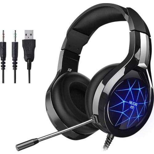 N1 Headset Desktop Gaming Game Student Audio Wired Microphone Computer Headset 3 Plug