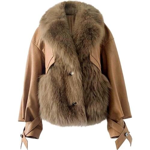 HARPPIHOP Womens Fashion Leather Jackets
