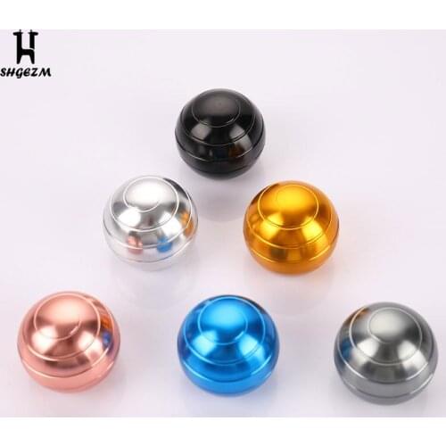 Decompression Toys Desktop Decompression Rotating Spherical Gyroscope Office Desk Fidget Toy 38mm