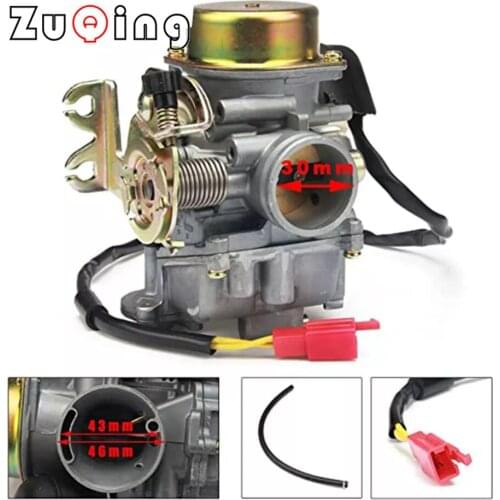Motorcycle CVK30 CVK 30MM Carburetor Carb For Scooter ATV UTV Scooters GY6 150CC 200CC 250CC Engine Street Bike Dirt Bikes