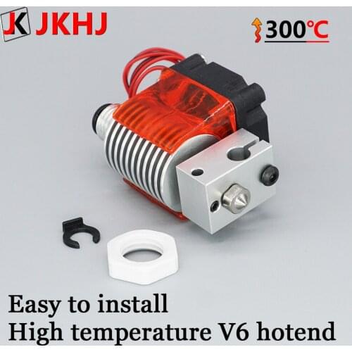3D Printer Parts Hot End Kit High temperature version V6 hotend 0.4/1.75mm J-head Remote Extruder 12V 24V Heating pipe