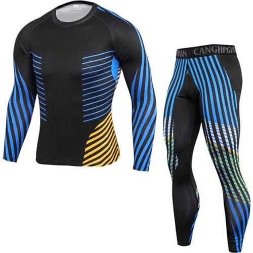 ICESNAKE Men T-shirt Summer Breathable Thermal Underwear Set Motorcycle Winter Warm Long Johns Shirts & Tops Bottom Suit
