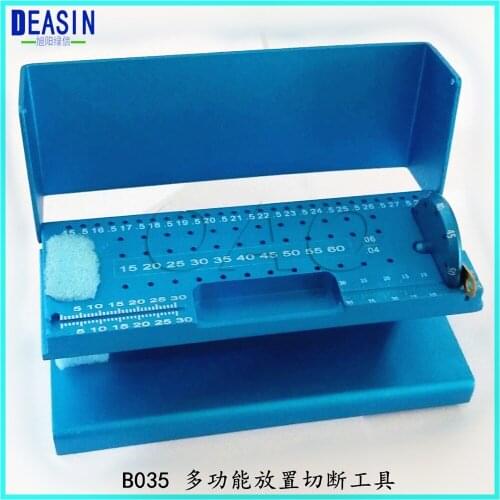 Dental placing box Multifunctional Placement Cutting Tool measurement placed to expand the length of the needle file pointed