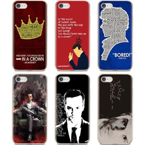Soft TPU Case Sherlock-Holmes-Quotes-Jim-Moriarty For Xiaomi Redmi 2 S2 3 3S 4 4A 5 5A 5 6 6A 7A 9 9T 9C 9A Pro Pocophone F1