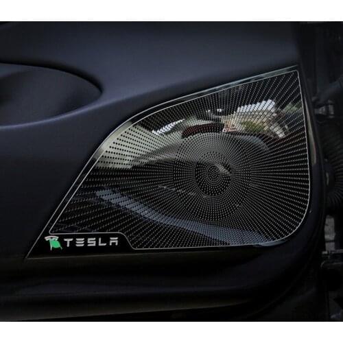 Fit for Tesla Model 3 horn mesh modification accessories decoration