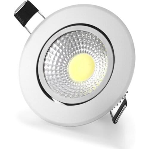 Dimmable Led downlight light COB Ceiling Spot Light 5W 7W 9W 12W 85-265V ceiling recessed Lights Indoor Lighting