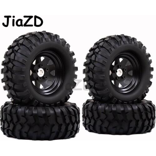RC4wD RC 4pcs 1:10 Beadlock Plastic Wheel Rim Tires for 1/10 RC Crawler Car Axial AX90069 D90 TF2 Tamiya CC01 LC70 MST JIMNY
