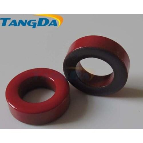 Tangda Iron powder cores T650-2 OD*ID*HT 165*88*51 mm 58nH/N2 10uo Iron dust core Ferrite Toroid Core Coating Red gray