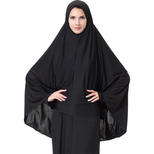 Muslim Woman Girls Hijab Niqaab Islamic Hijab Scarf Islam Jilbab Cap Abaya Headscarf Milk Fiber Soft Stretch Wholesale