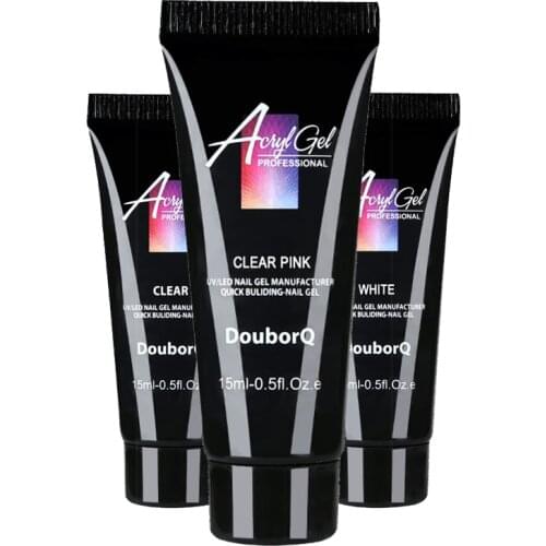 15ml Nail Extend Builder Poly Nails Gel Remover Slip Solution Nail Art Design Acrylic French Nail Tip Gum Jelly Poly Slip