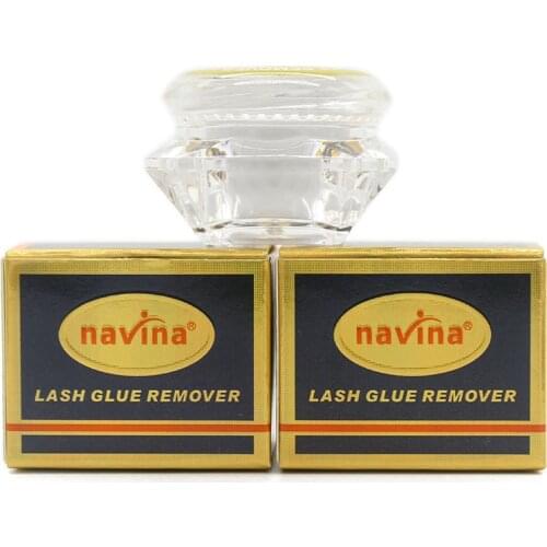 2PCS Navina 5g Eyelashes Extension Glue Remover NO Stimulation Without Any Harm for Makeup Fake False Eyelash Glue Safe Remover