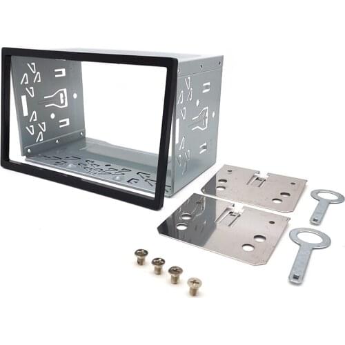 Universal 2DIN Car Radio Mounting Dash Kit Metal For Passat B5/mMK5 2001-2005