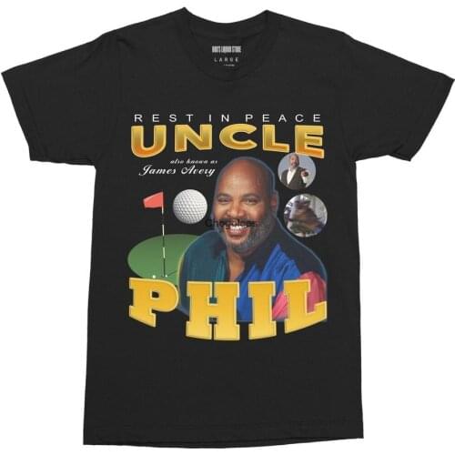 Rest In Peace Uncle Phil Black Tee