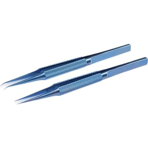 High Precision Titanium Alloy Fly Line Fingerprint Tweezers For Electronic Components Copper Wire Jump Line Picking Tools