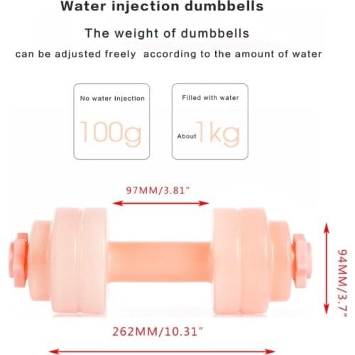 Body Building Water Dumbbell Weight Dumbbells Fitness Gym Equipment Cross Fit Yoga For Training Sport Bottle Exercise X5QF