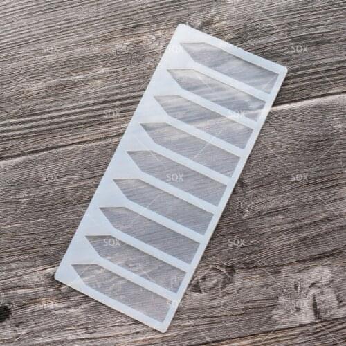 Fence Shape Silicone Chocolate Mold, Cake Decorative Tool, Cake Plug, Kitchen Accessories SA46