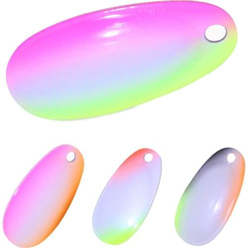 1PCS 1.6G/2.3G/3.2G Sequin Fishing Lures Spoon Sinking Metal Artificial Bait Japan Hard Bait Treble Hooks Fishing Accessories