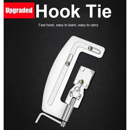 1pc Semi Automatic Fishing Hooks Line Tier Machine Portable Stainless Steel Fish Hook Line Knotter Binding Fishing Accessories