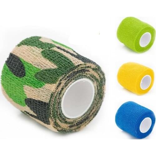 10pcs Disposable self-adhesive elastic tattoo bandage Cohesive Disposable Tattoo Grips for Tattoo machine