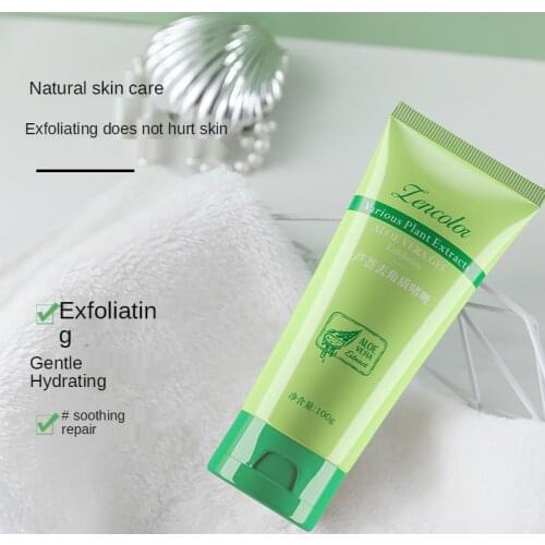 100g Plant Extract Face Deep Cleansing Exfoliating Peeling Gel Facial Cleanser Exfoliator Scrub Smooth Moisturizing Skin Care