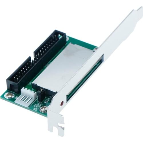 40-Pin CF Compact Flash Card to 3.5 IDE Converter PCI Bracket Back Panel