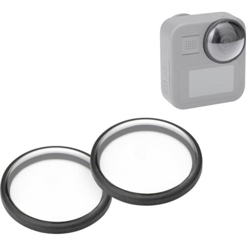 2 PCS PULUZ Acrylic Protective Lens Cover for GoPro Max Lens Protector Protective Film