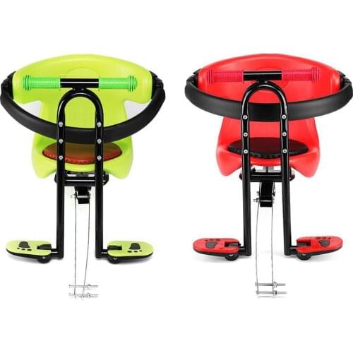 Kids Bicycle Seat Front Mount Baby Carrier Seat Foldable Adjustable Height For Kids Child Children Infant Toddler Mountain Bike