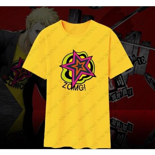 Anime Ryuji Sakamoto T-shirt Persona 5 Cosplay T Shirt Summer Men Women Cotton Short Sleeve Tees