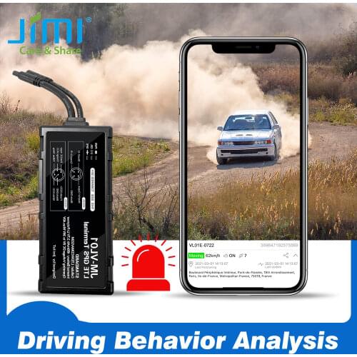 Jimi VL01E 4G Car GPS Tracker With WiFi Real-time Tracking Remote Monitoring Smart Alerts Via APP Web GV40 Tracker For Cars Moto
