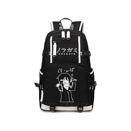 Anime Noragami cosplay Backpack Anime YATO Canvas Bag Luminous Schoolbag Travel Bags