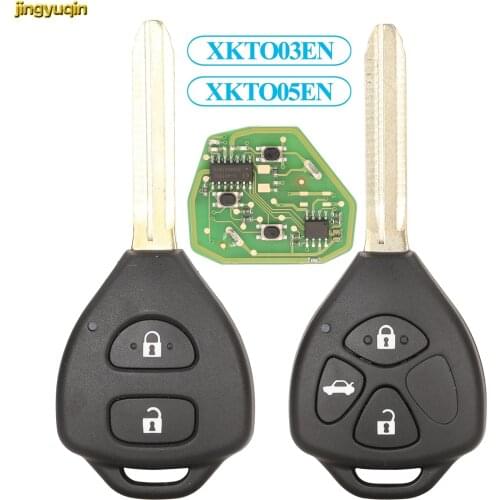 Jingyuqin 5pcs XKTO03EN/XKTO05EN VVDI2 Mini Key Tool For Toyota Type Wire VVDI Xhorse Remote Car Key Control Universal 2/3B