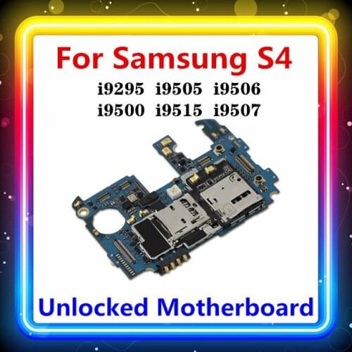 For Samsung Galaxy S4 I9505 Motherboard 16gb For Samsung Galaxy S4 I9295 I9505 I9506 I9500 I9515 I9507 Mainboard With Full Chips