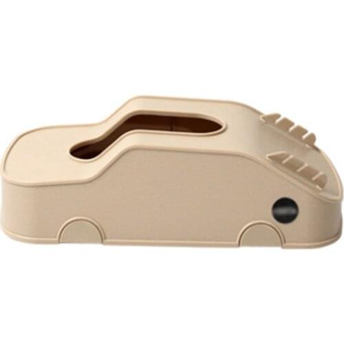 Multifunction Auto Tissue Box Plastic Phone Holder Cards Clip In Car Armrest Block Paper Tower Storage Container Interior