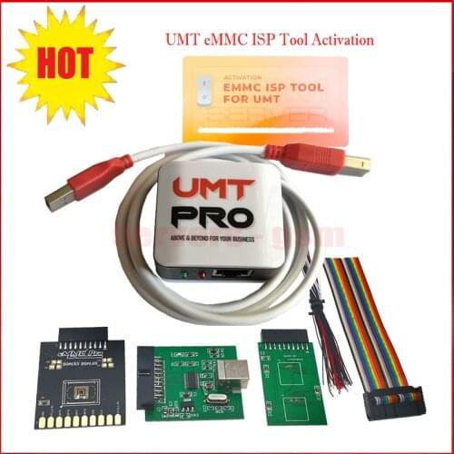 New Original UMT Pro2 BOX /UMT+Avb 2in1 BOX with USB Cable + UMT eMMC ISP Adapters Tool 5 in 1 + UMT EMMC ISP Tool activation